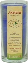 Aloha Bay Chakra Candle Jar - 11 oz Abundance Scent for Meditation, Yoga & Spiritual Healing | Aromatherapy Gift for Relaxation & Positive Energy