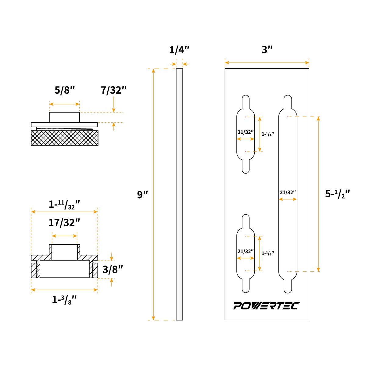 POWERTEC 71120 1/4