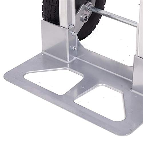 Heavy Duty 770lb Ergonomic Aluminum Hand Truck - Folding 3-in-1 Luggage Cart for Travel, Moving & Office Use | Portable Dolly for Suitcases, Packages & Home Storage Organization