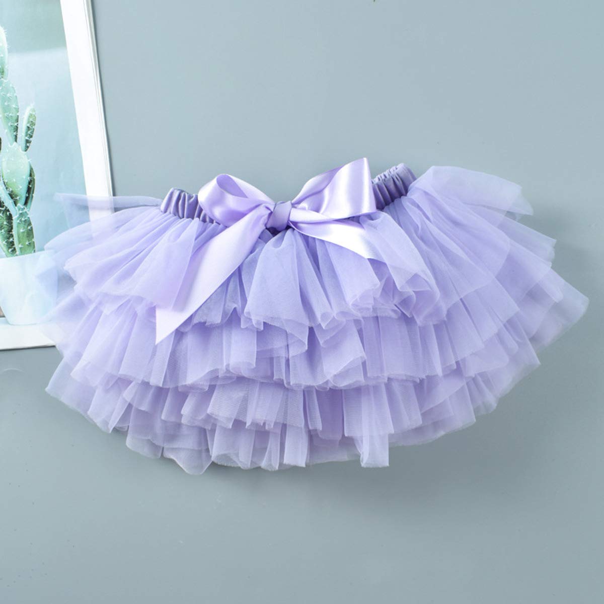 Adorable Infant Baby Girls Outfit Set - Ruffled Tutu Bloomers Diaper Cover, Tulle Skirt & Floral Beaded Headband | Perfect for Newborn Photoshoots, Birthday Parties & Special Occasions