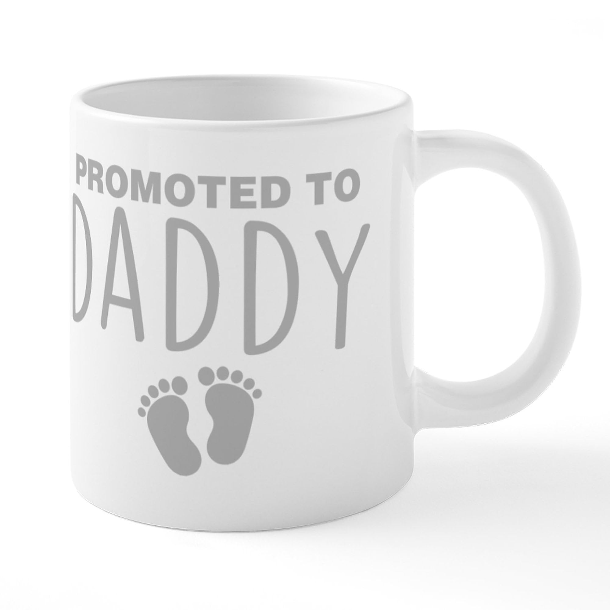 Promoted To Daddy 20 oz Ceramic Coffee Mug - Large Insulated Coffee Cup for New Dads, Father's Day Gift, Office & Home Use