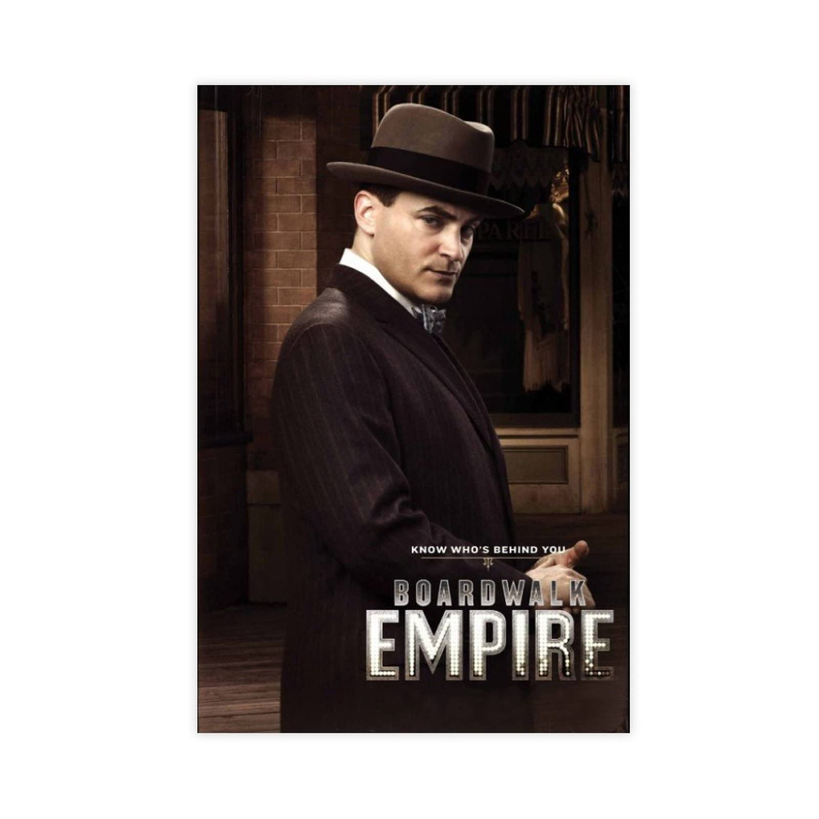 Boardwalk Empire TV Series Poster - Modern Retro Wall Art Decor for Living Room, Bedroom & Dining Room - 12x16 Unframed Canvas Print - Perfect for Home, Office & Man Cave Decor