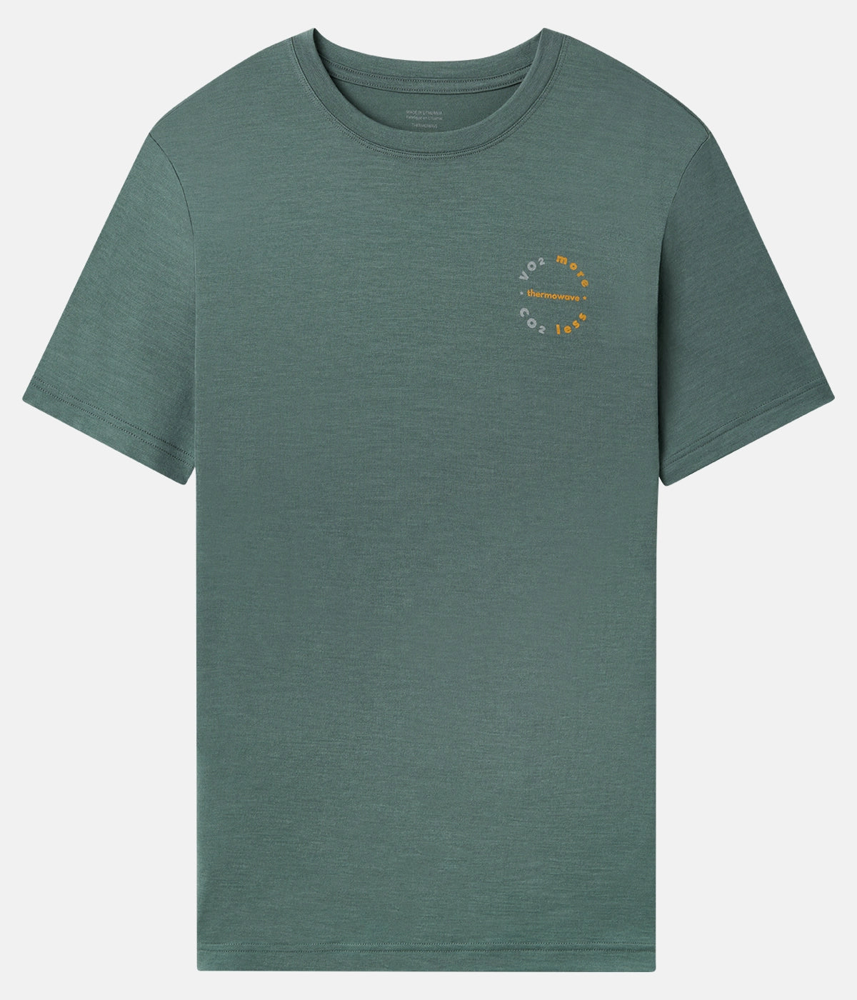 Men's Merino Wool T-Shirt - Breathable & Eco-Friendly VO2 Max Performance Shirt for Running, Hiking & Outdoor Activities