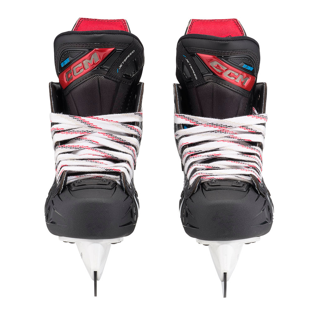 CCM Jetspeed Vibe 2023 Junior Ice Hockey Skates - Lightweight Performance Skates for Youth Hockey Players - Perfect for Practice, Games & Training Sessions