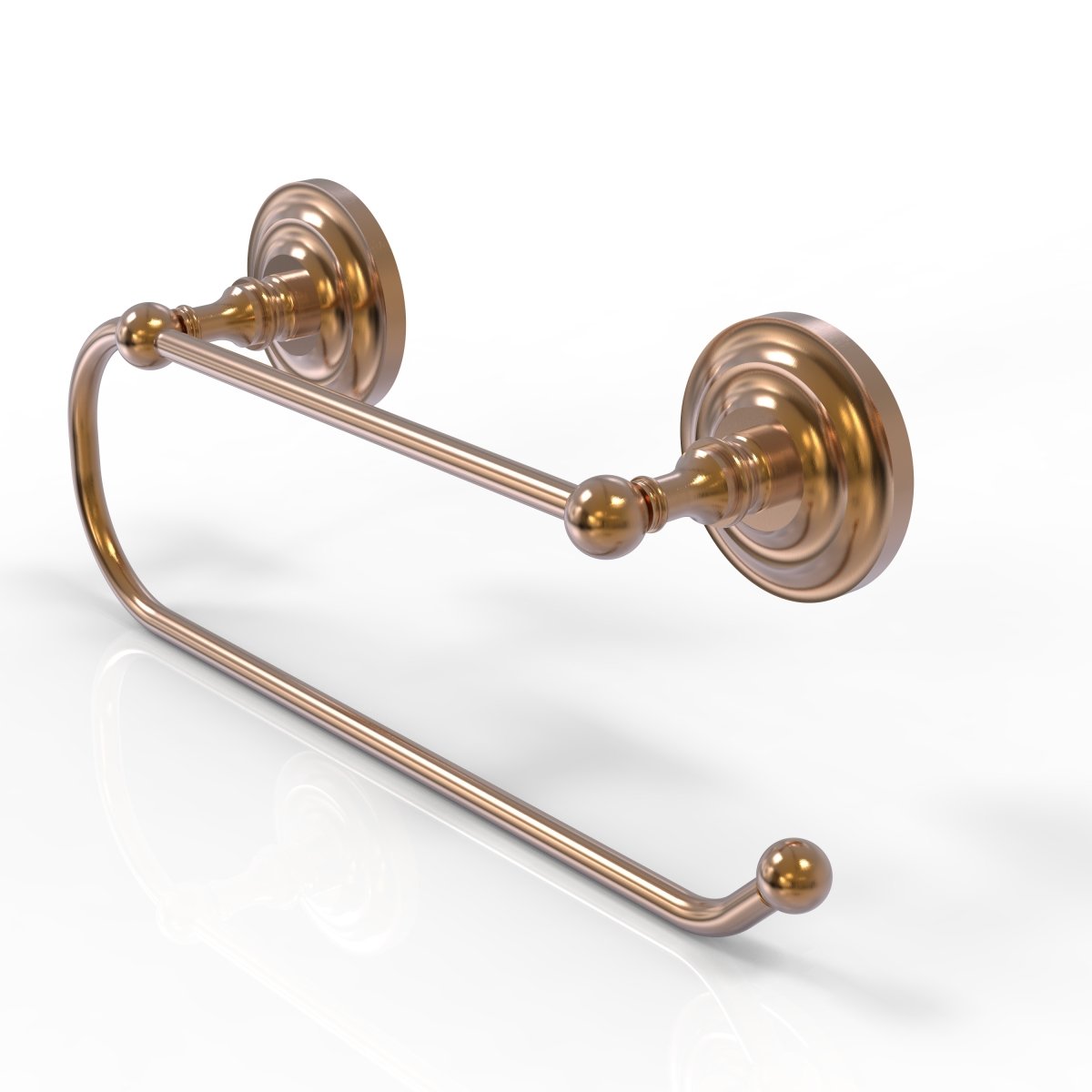 Allied Brass Prestige Wall Mounted Paper Towel Holder - Brushed Bronze Finish for Kitchen, Bathroom & Office Organization
