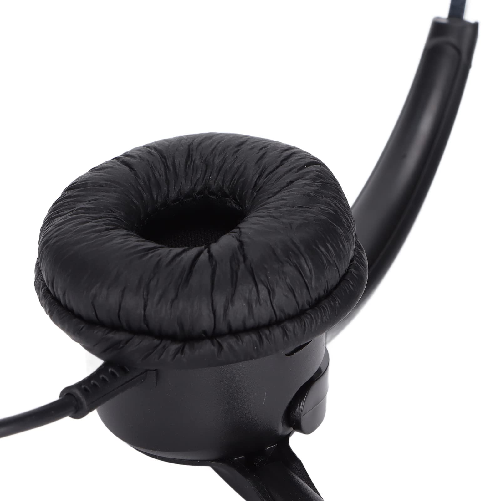 Noise Canceling Corded Telephone Headset with RJ9 Jack & 330° Adjustable Mic - Comfortable Office Headset for Call Center, Home & Business Landline Phones - Perfect for Long Calls & Customer Service