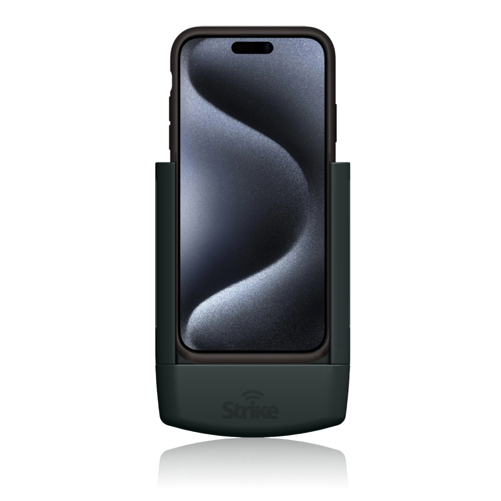 iPhone 15 Pro Car Mount Holder - Universal Phone Cradle for Apple Cases - Perfect for Driving, Commuting & Road Trips