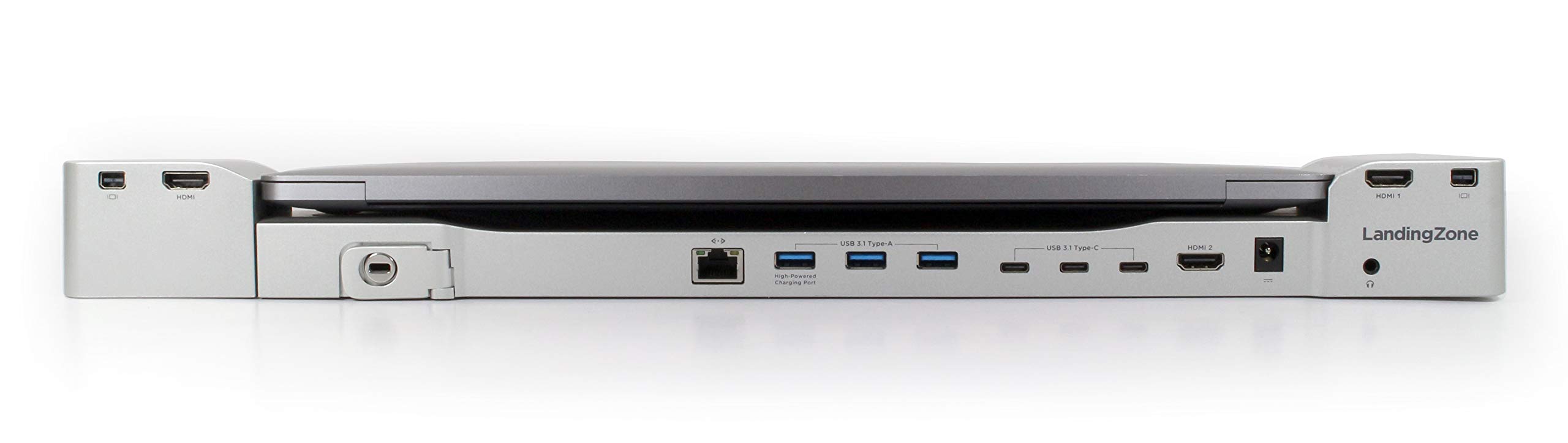 LandingZone 18-Port USB-C Docking Station for MacBook Pro 15-inch (2016-2019 Models A1707 & A1990) with Touch Bar - 140W Power Adapter, 4K Display Support, 4 USB-C Ports - Perfect for Home Office, Gaming & Multitasking