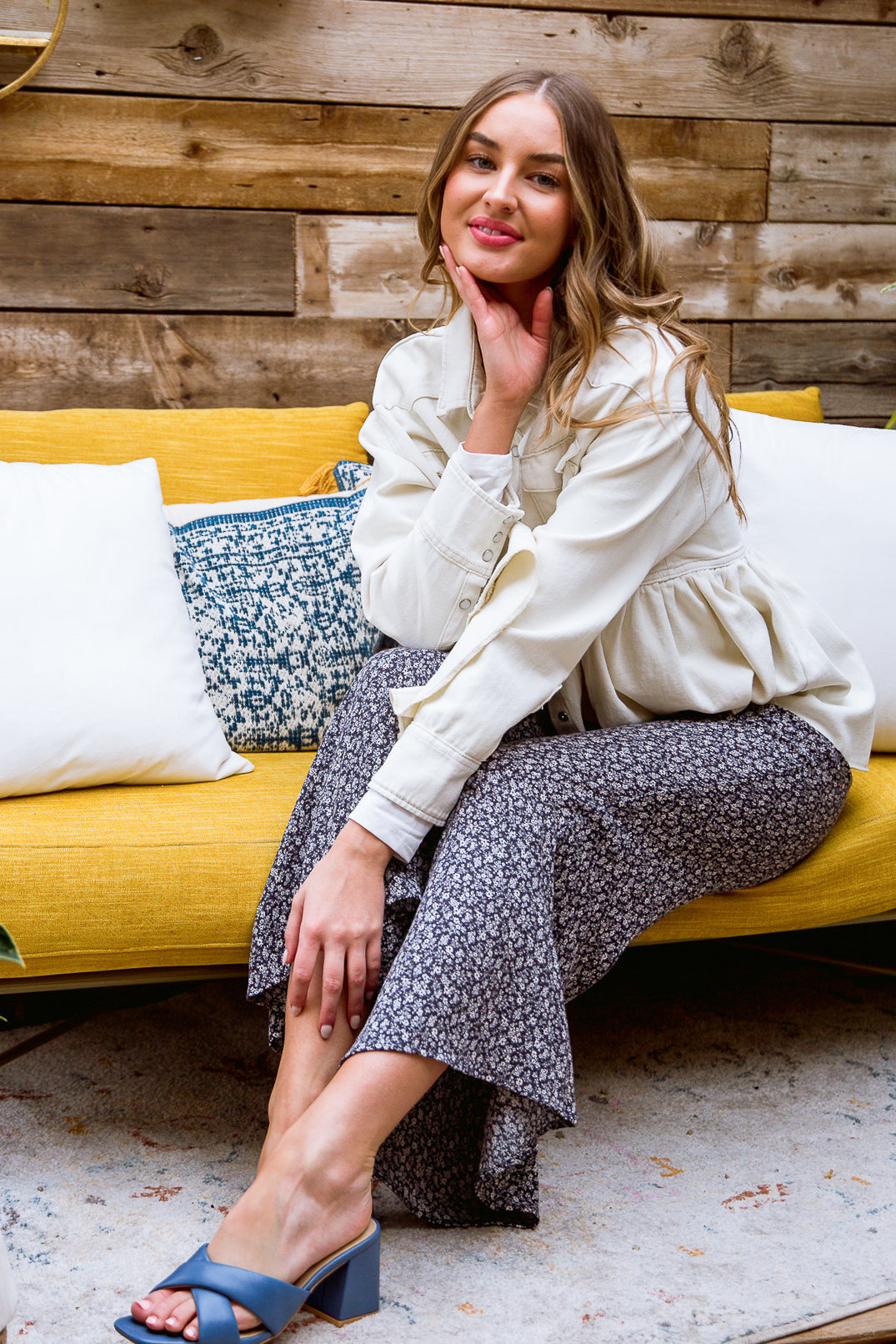 Stylish City Views Wide Leg Pants for Women - Comfortable High Waisted Palazzo Trousers for Office, Travel & Casual Wear