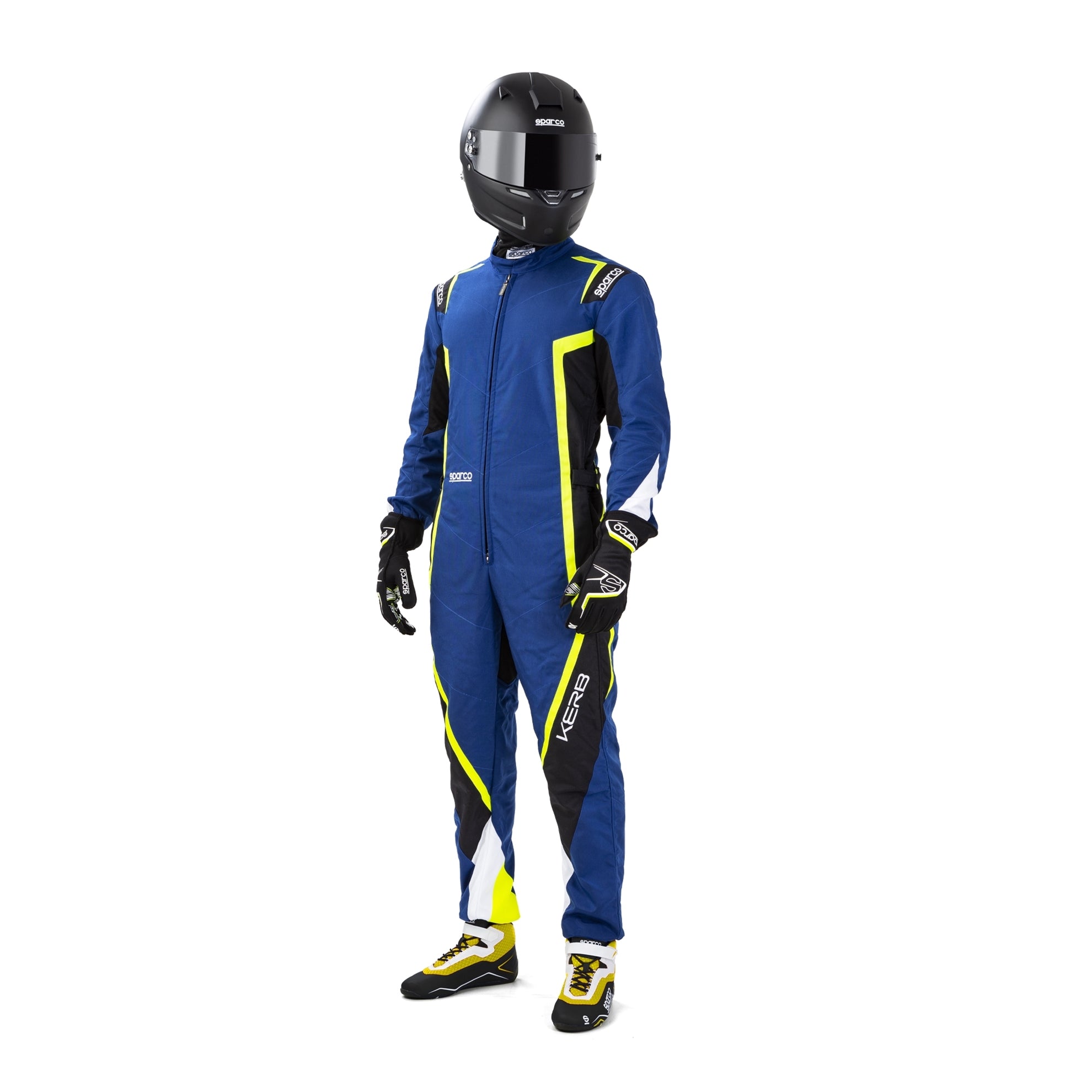 SPARCO KERB Racing Suit - High-Performance Fireproof Racing Suit for Motorsports, Karting & Track Days - FIA Certified Safety Gear for Professional Drivers
