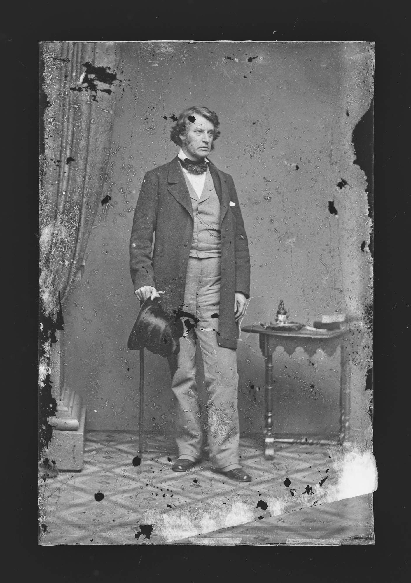 Charles Sumner Portrait Poster - 12x18 Inch Laminated Wall Art with Vibrant Colors & Sharp Details - Perfect for Home, Office, or Classroom Decor - Fits Standard Frames