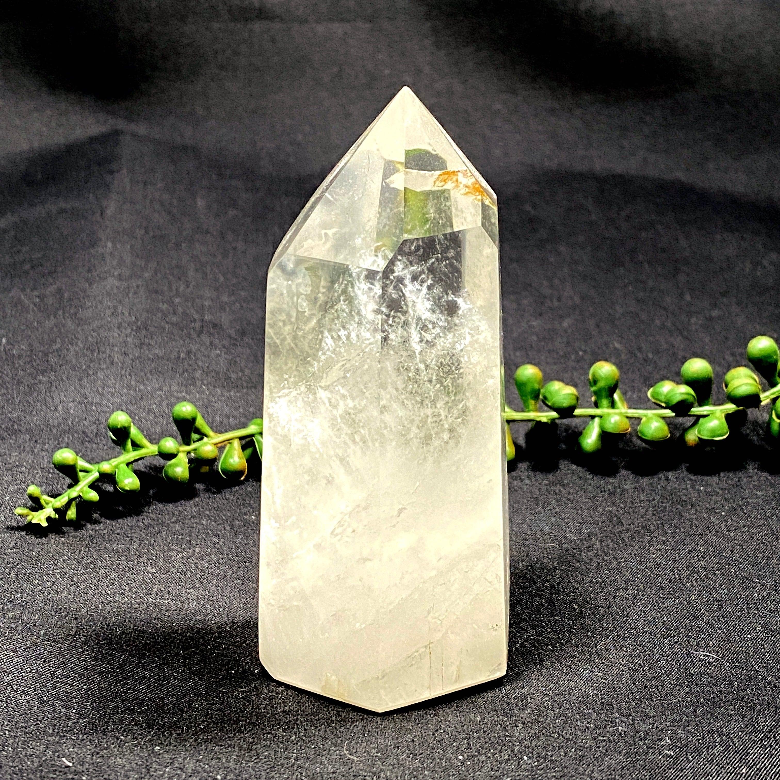 Natural Clear Quartz Point CLQP01 - Healing Crystal for Meditation, Energy Cleansing & Home Decor
