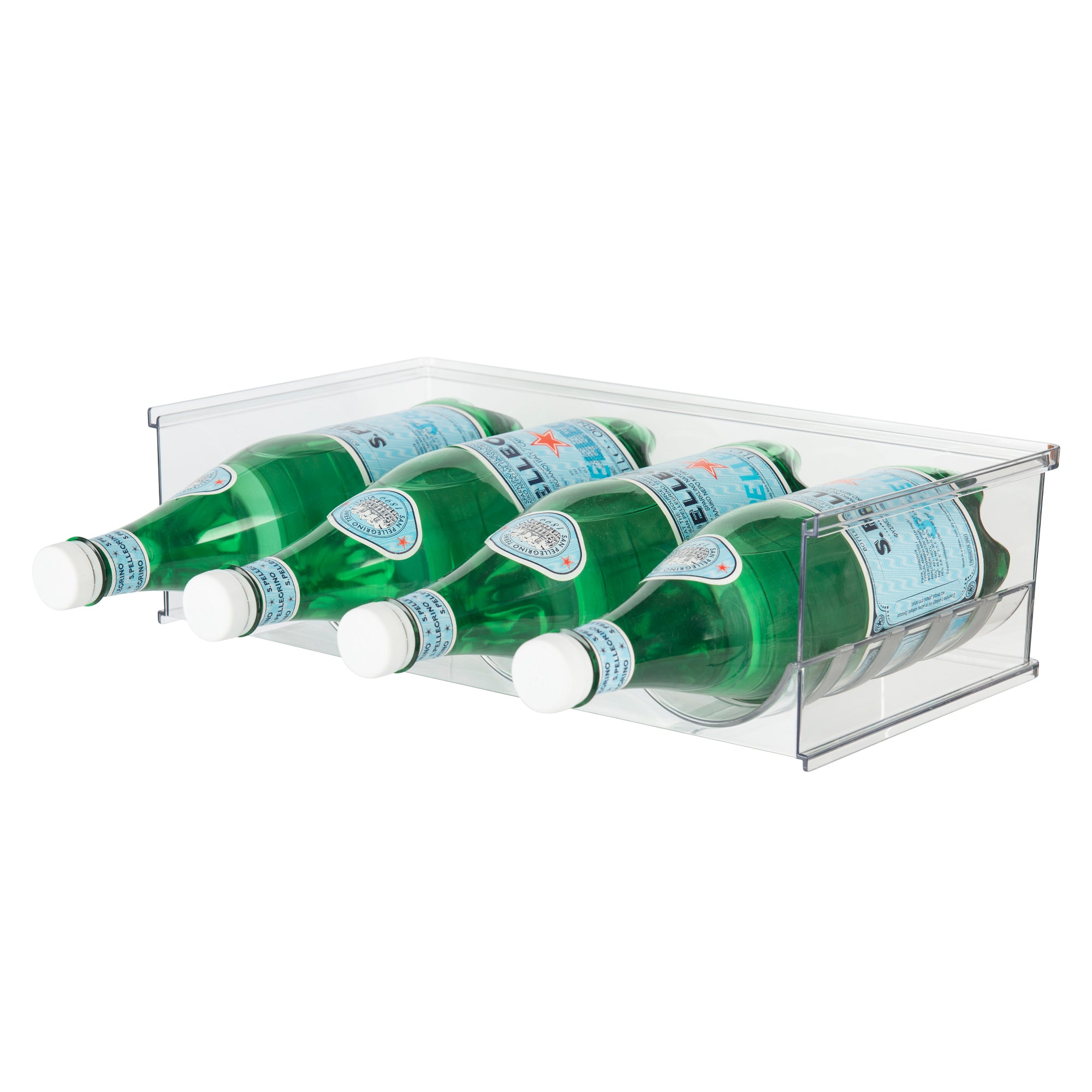 Large Stackable Bottle Organizer for Kitchen, Bathroom, or Pantry - Space Saving Storage Solution
