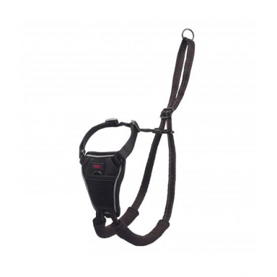 Halti No Pull Dog Harness - Black | Adjustable & Comfortable Pet Training Harness for Walking, Running & Outdoor Adventures