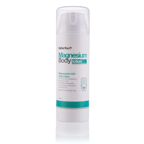 BetterYou Magnesium Body Lotion 150ml - Hydrating & Relaxing Magnesium Lotion for Muscle Recovery, Sleep Support & Skin Health | Perfect for Post-Workout, Stress Relief & Daily Moisturizing