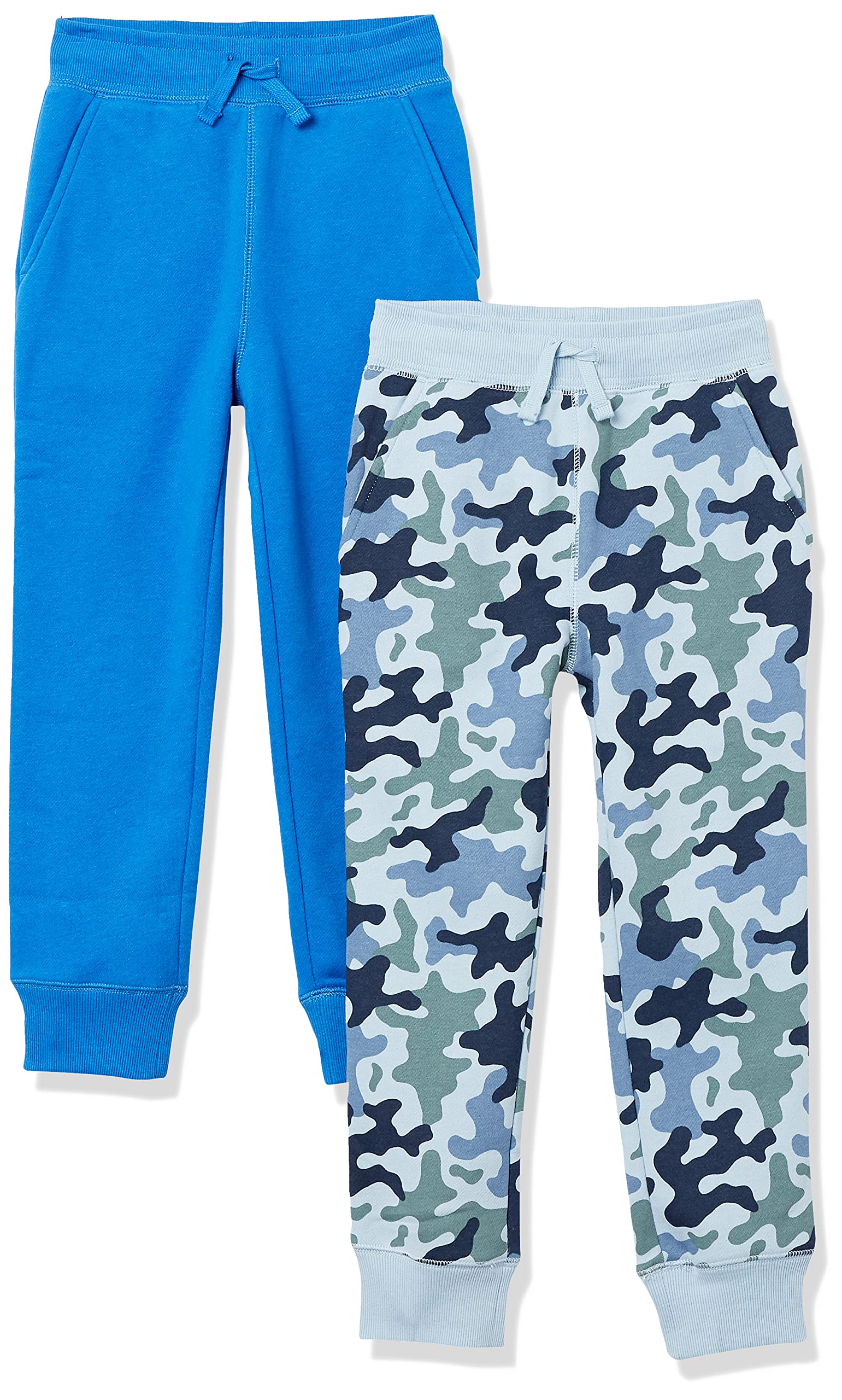 Amazon Essentials Boys' & Toddlers' Fleece Jogger Sweatpants - Soft & Comfortable Multipack for Playtime, School & Lounging