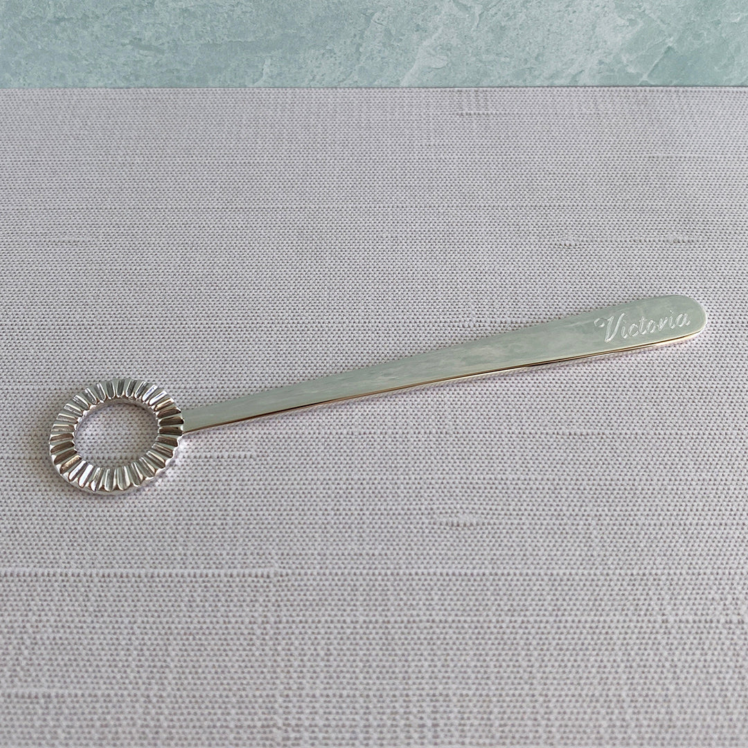 Premium Sterling Silver Bubble Blower - Elegant Party Favor for Weddings, Baby Showers & Cocktail Events - Unique Gift for All Ages