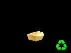 PACKNWOOD 210BBOIS41 - 500pcs Mini Wooden Boat Trays, Biodegradable Disposable Wood Appetizer Serving Boats (1.38