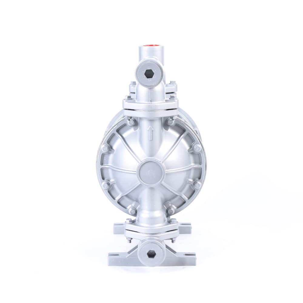 QBK-25L Aluminum Alloy Air Operated Double Diaphragm Pump - 1-Inch Inlet/Outlet for Waste Oil Transfer - Ideal for Industrial, Automotive & Chemical Applications