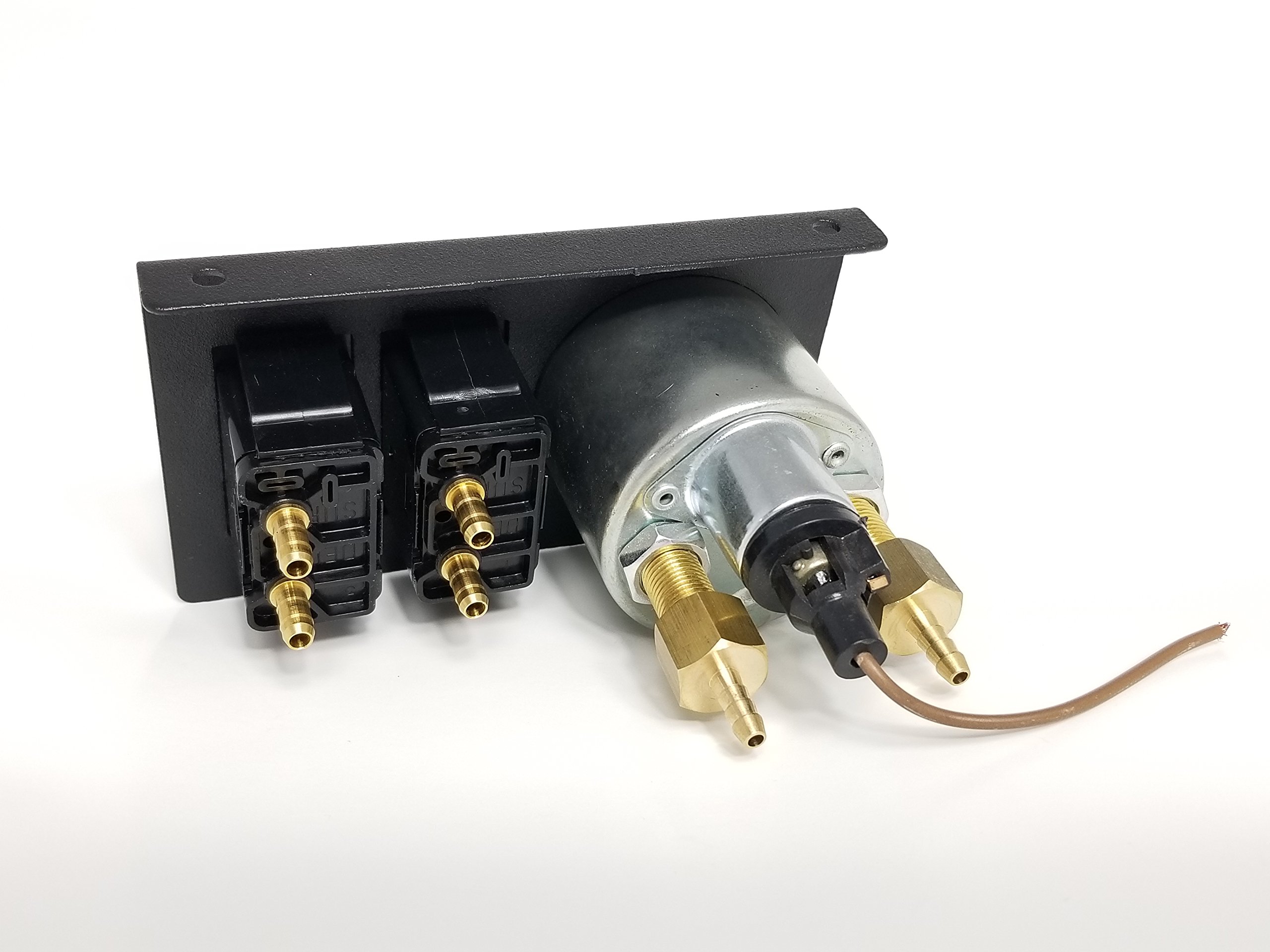 Premium Active Air Universal Towing Helper Assist - Air Ride Suspension Control Management System with Dual Switch - Perfect for Trucks, SUVs & Heavy-Duty Towing Applications