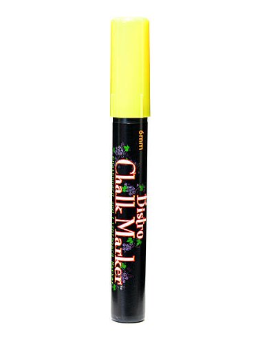 Marvy Uchida Bistro Chalk Markers - 6 Pack Yellow Broad Tip Markers for Chalkboards, Windows & Signs | Ideal for Restaurants, Cafes, Teachers & DIY Craft Projects