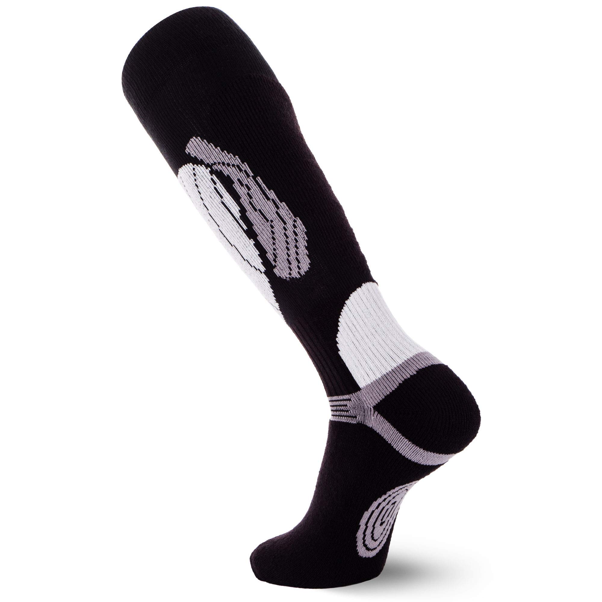 Premium Merino Wool Ski Socks for Men & Women - Thermal Winter Snowboarding Socks with Cushioned Support - Perfect for Alpine Skiing, Snowboarding & Cold Weather Outdoor Activities