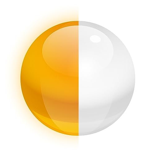 Amber/White