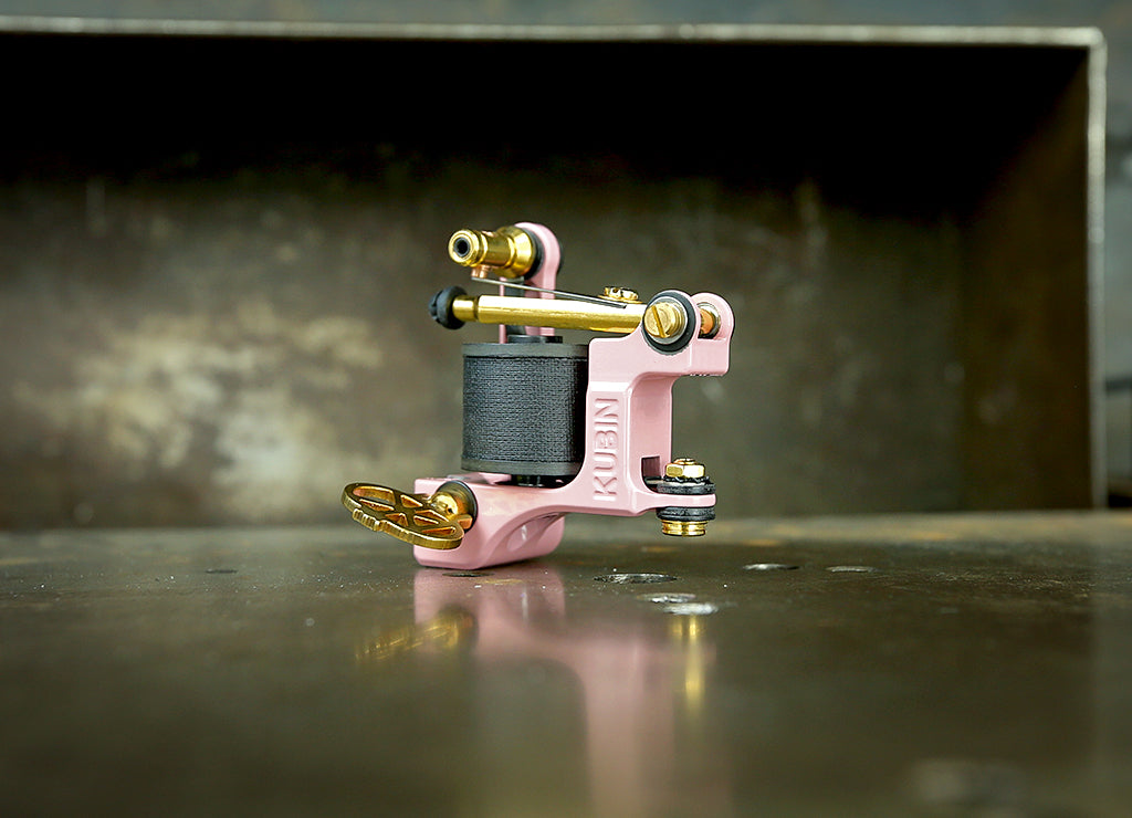 Limited Edition Dan Kubin X Adam Ciferri Ghost Dog Revival V2 Sneakers - Light Pink & Gold Colorway | Streetwear Fashion, Skateboarding, Urban Lifestyle