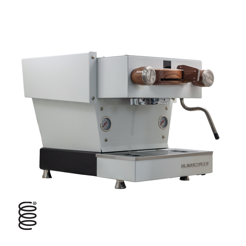 La Marzocco Linea Mini R WiFi App-Connected Espresso Machine - White Walnut/Stainless Steel - Professional Home Barista Coffee Maker for Espresso & Cappuccino Lovers