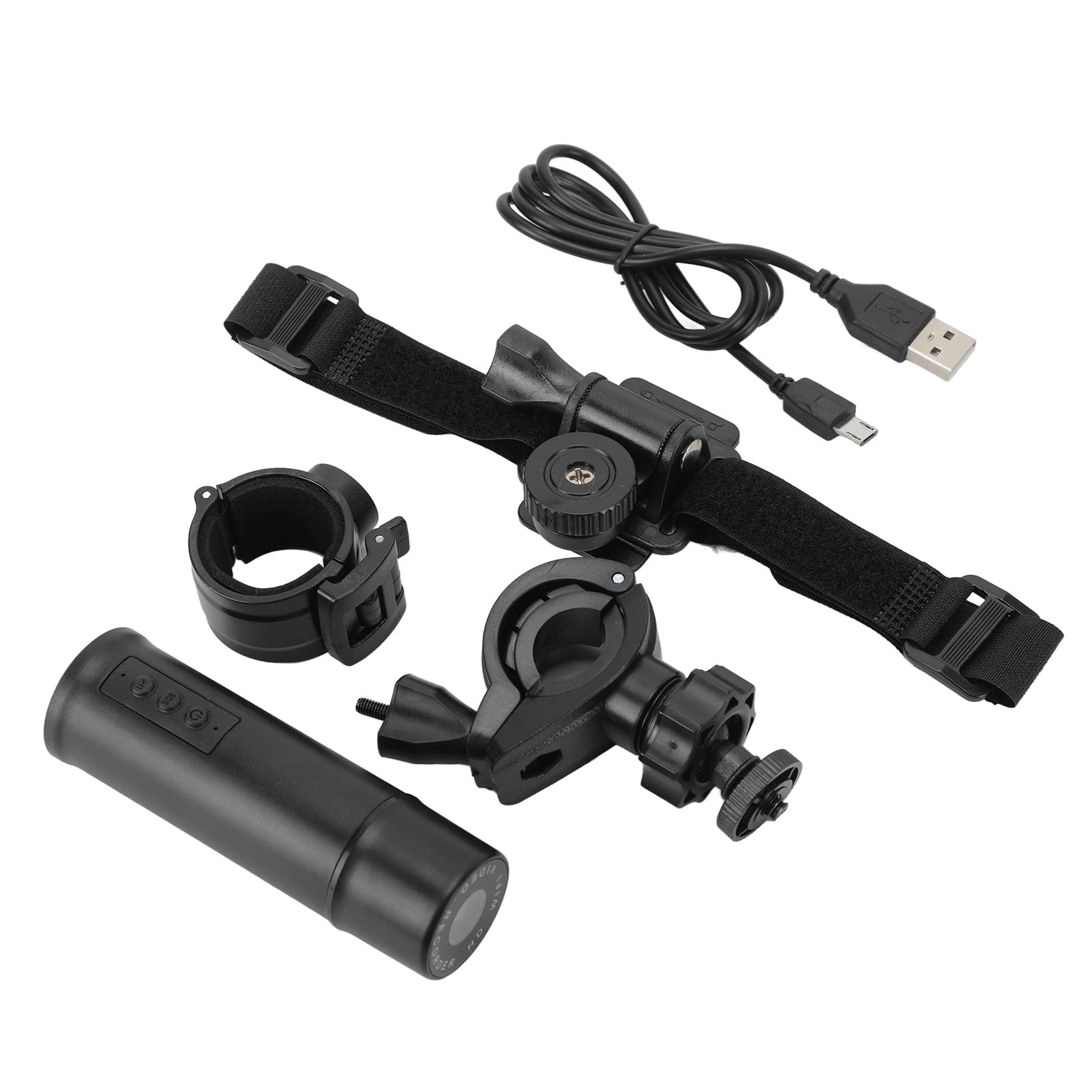 **Motorcycle Helmet Camera with WiFi - 1080P Front & Rear Dash Cam, 120° Wide Angle Action Camera for Biking & Outdoor Adventures - Loop Recording for Wilderness Riding & Cycling**