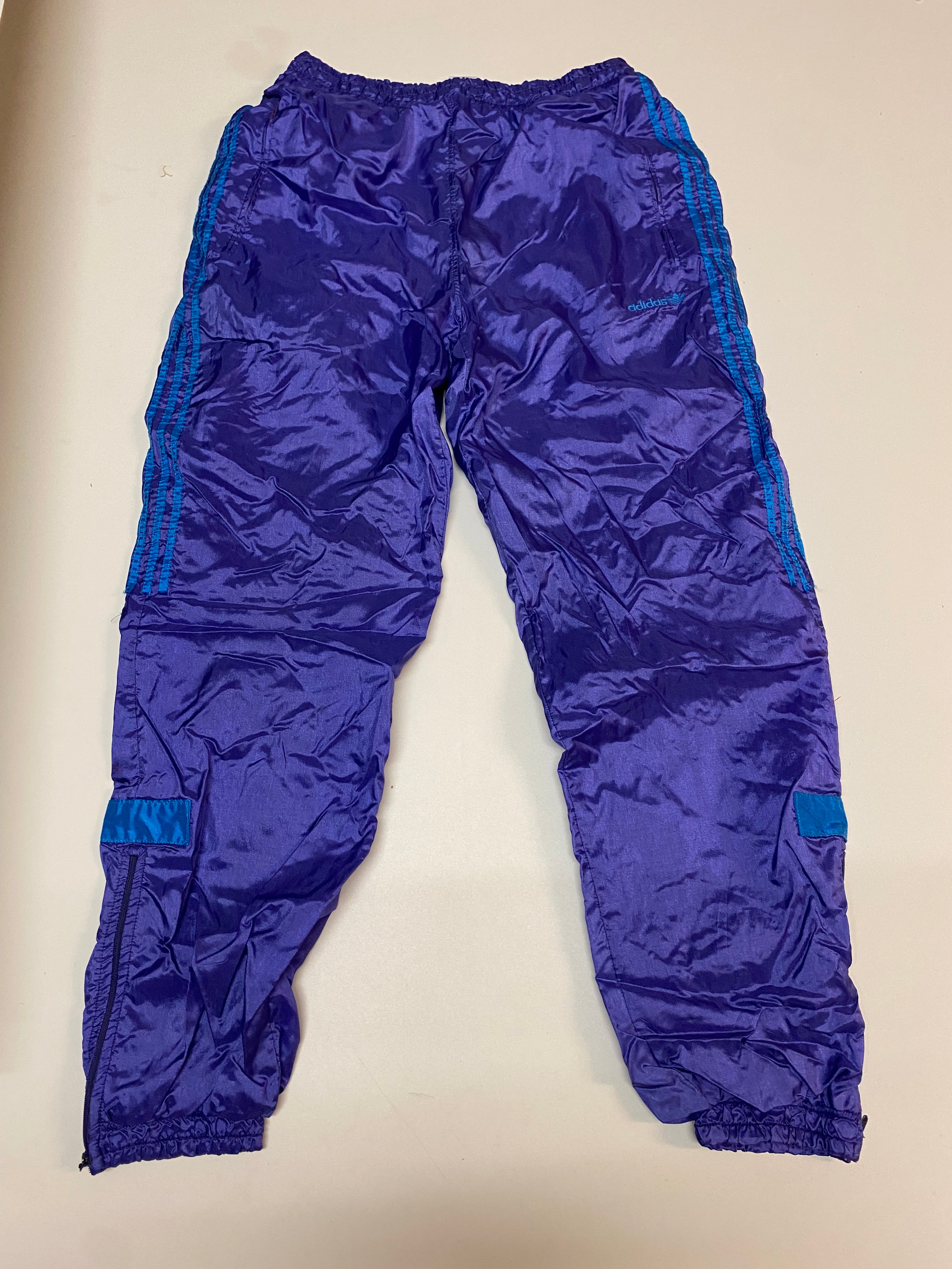 Adidas Vintage Trackpants M - Retro Baggy Joggers 9219 for Men | 90s Style Athletic Pants | Perfect for Casual Wear, Gym & Street Fashion
