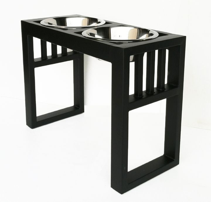 Laddies Best Elevated Dog Feeder - Adjustable Height Raised Dog Bowl for Small & Large Dogs - Perfect for Dining, Kitchen, or Outdoor Use