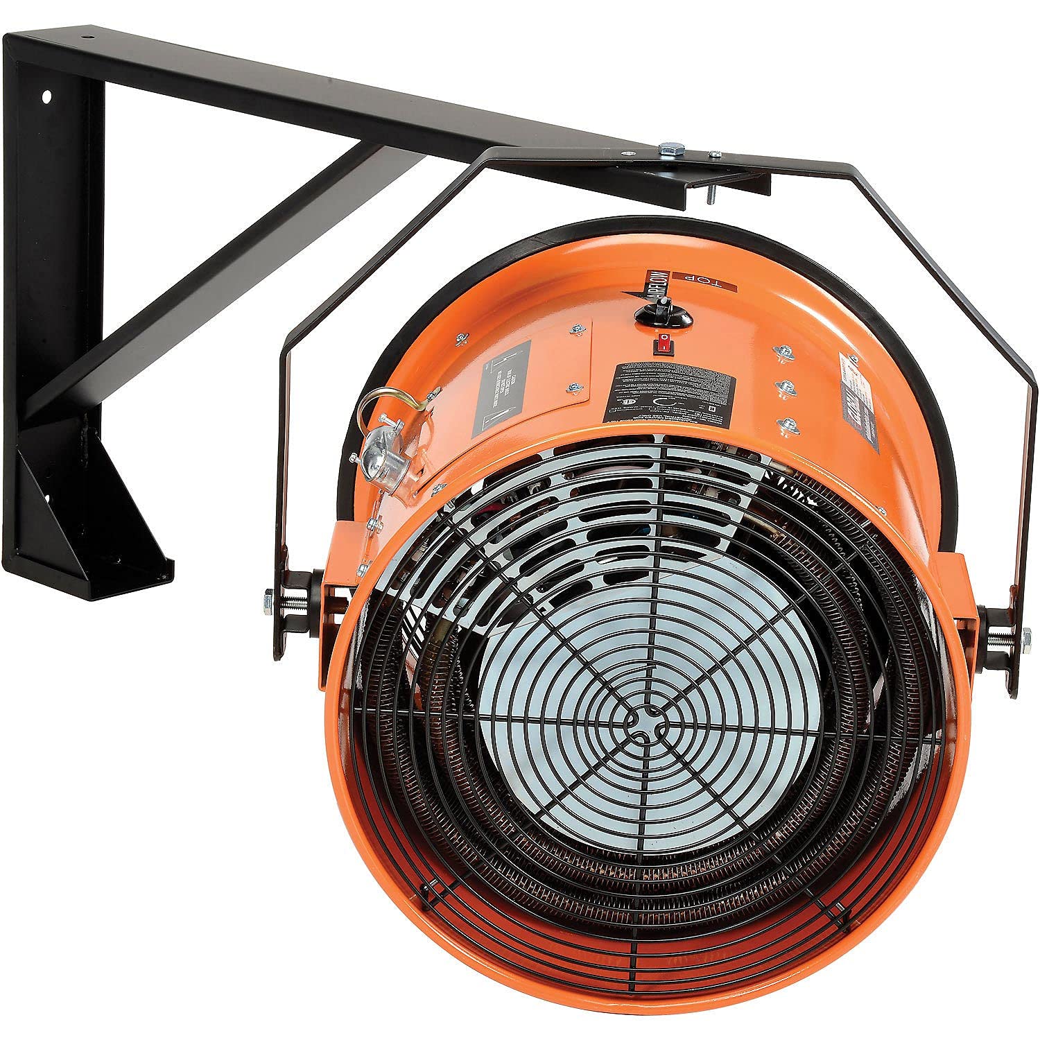 Global Industrial Electric Wall Mount Salamander Heater 208V 15KW 3 Phase 51180 BTU - Perfect for Warehouses, Garages & Commercial Spaces