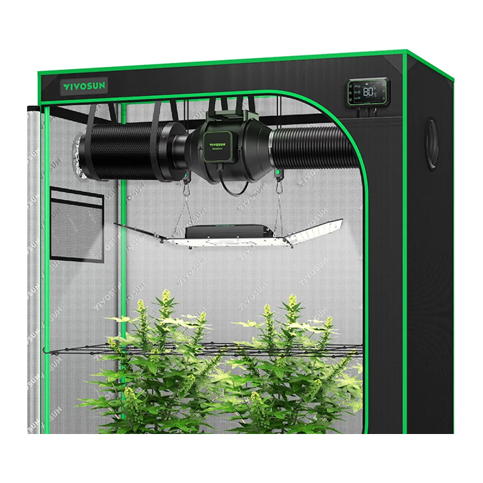 Vivosun Smart Grow Tent Kit for Indoor Plants - 2' x 4' Hydroponic System with LED Grow Light | Perfect for Home Gardening, Seed Starting & Herb Cultivation