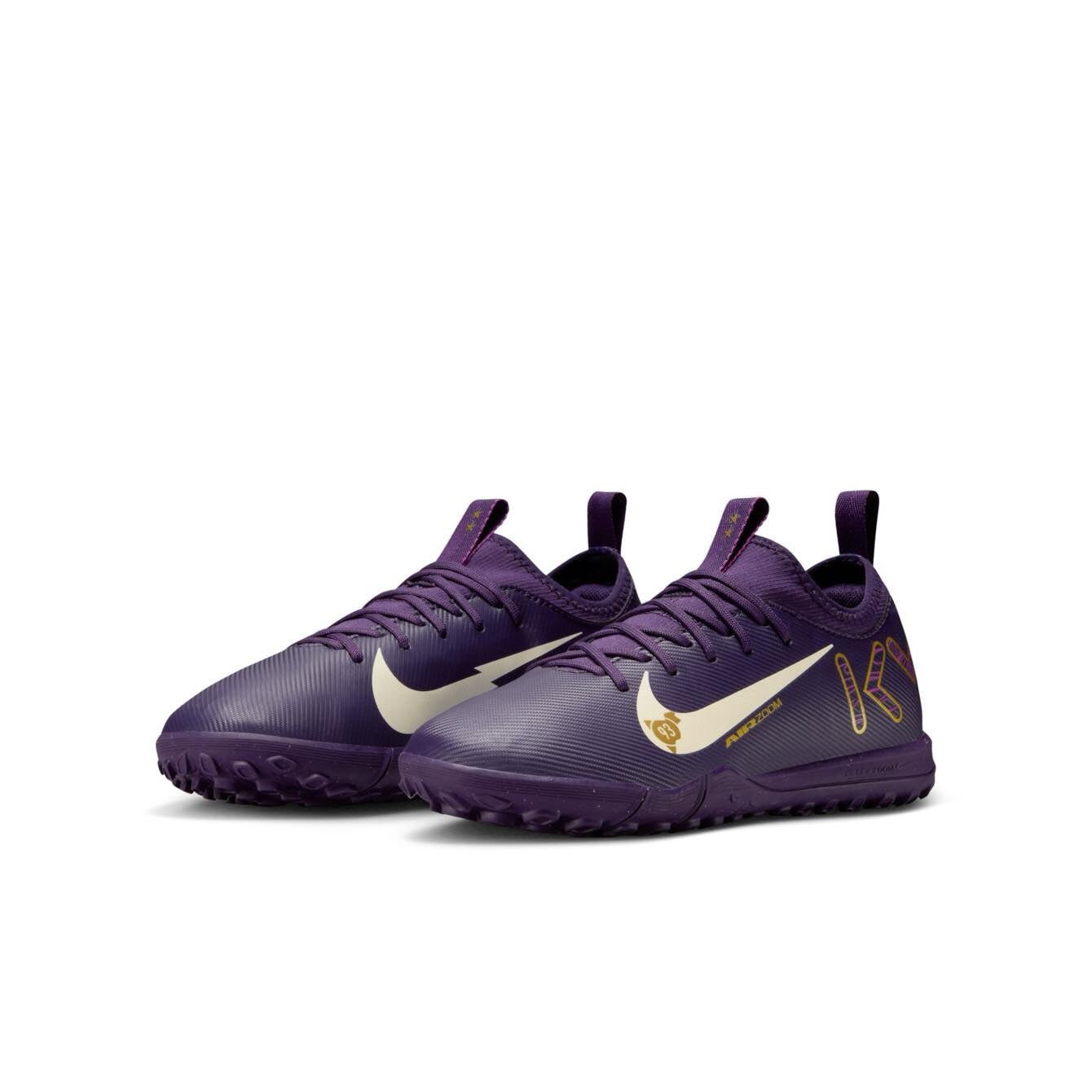 Nike Jr. Mercurial Vapor 16 Academy Kylian Mbappé TF Soccer Cleats for Kids - Youth Football Shoes for Artificial Turf & Indoor Play - Perfect for Training & Matches