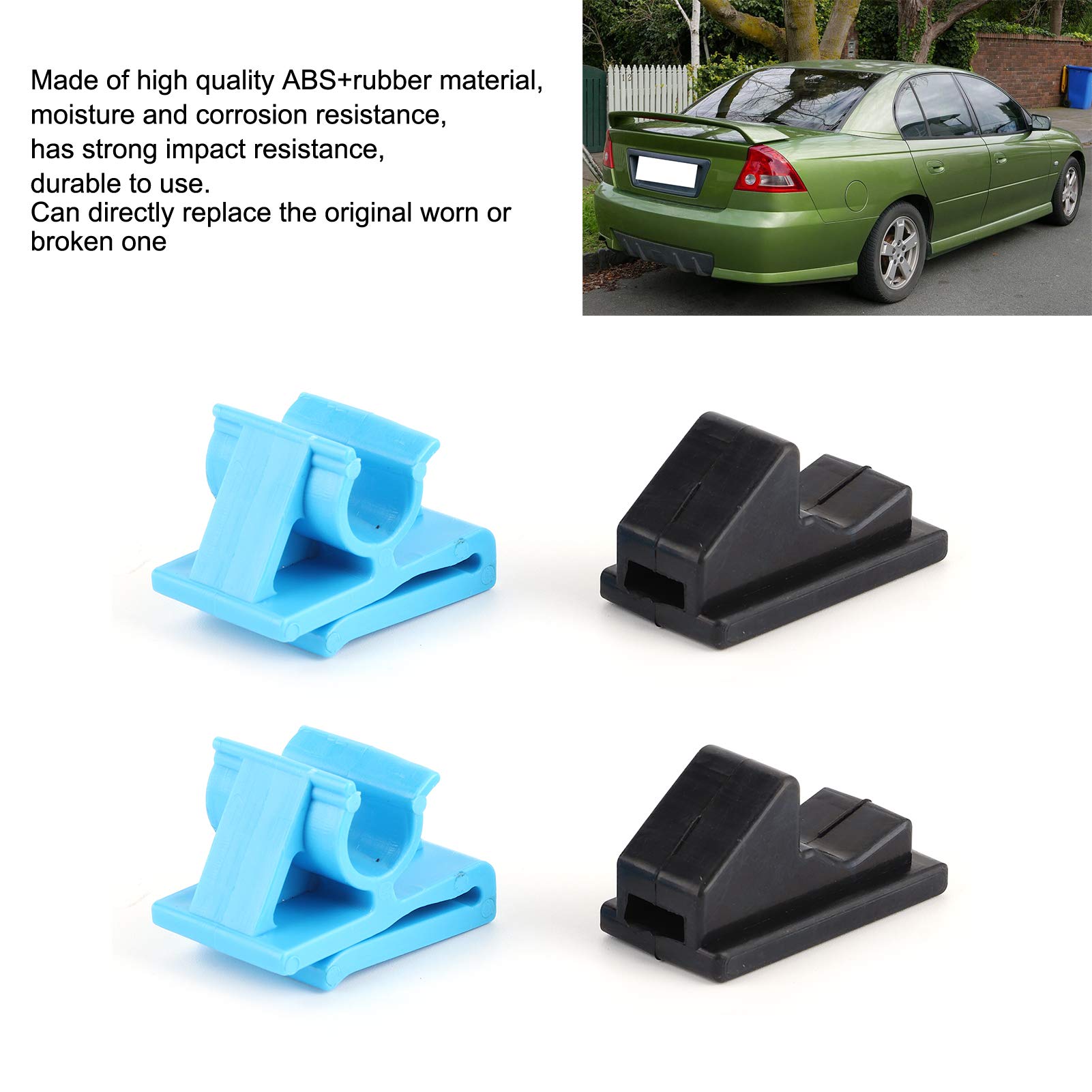 Glove Box Clips - Lower Glovebox Buckle Clips & Bump Stoppers Compatible with STATESMAN/MONARO - Perfect for Car Interior Protection & Organization