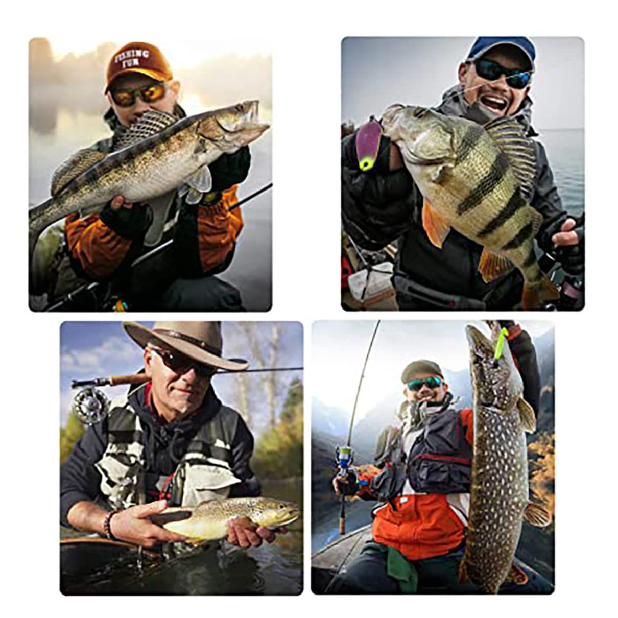 SCYDAO Men's Fishing Waders - Waterproof Breathable Big & Tall Wading Pants with Stocking Feet for Fly Fishing, Hunting & Outdoor Activities
