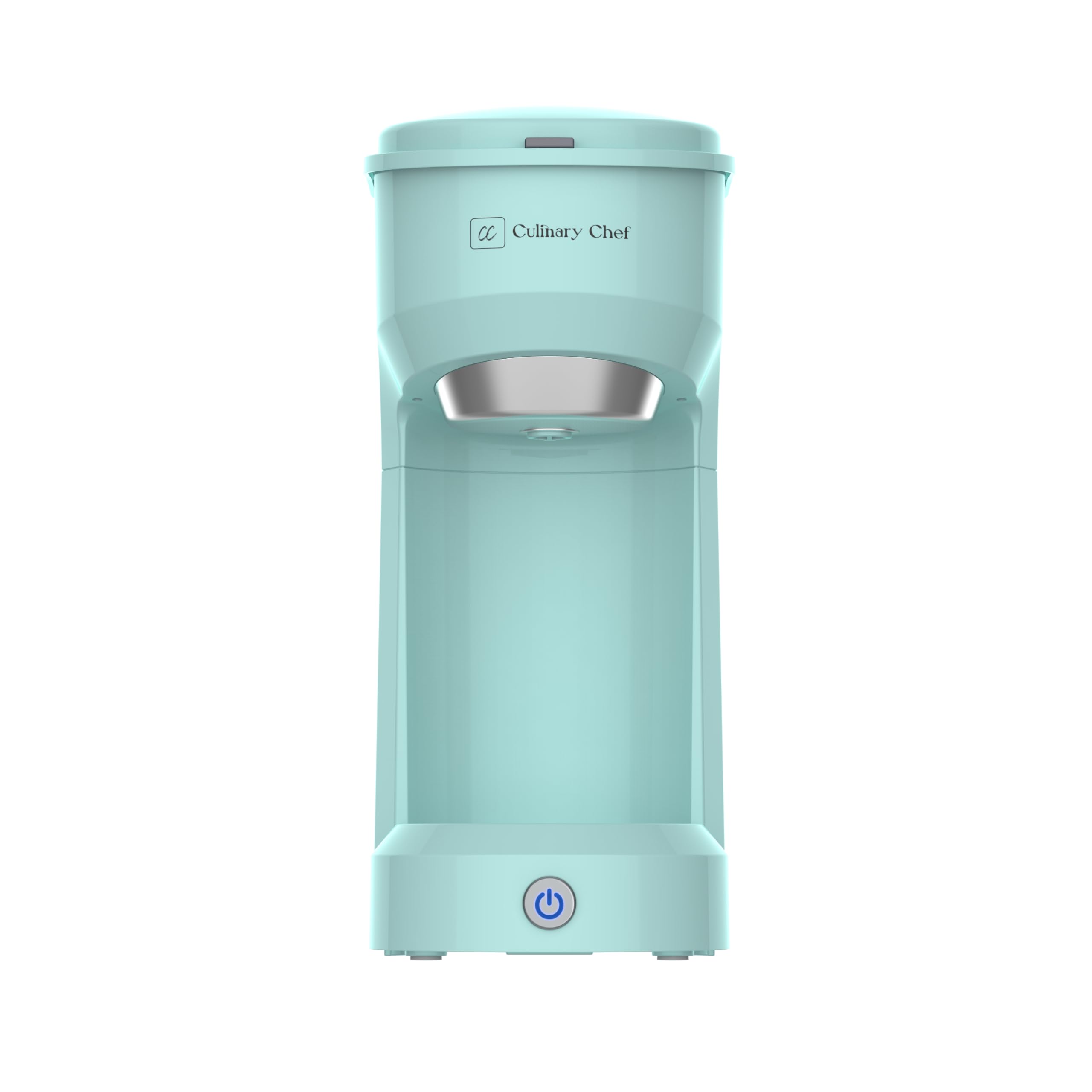 Retro Single Serve Coffee Maker - 300ml Compact Brewer for Ground Coffee, Mint Green - Perfect for Home, Office & Travel Use