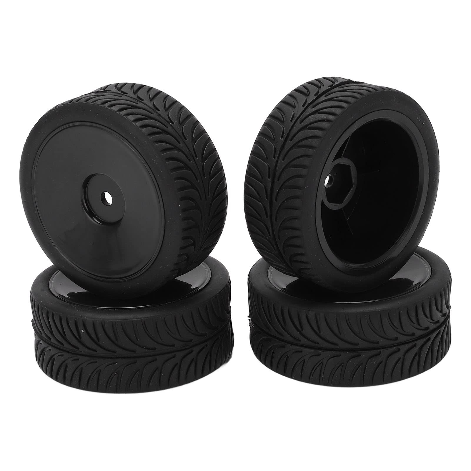 BTIHCEUOT 1/14 RC Wheels - Eco-Friendly Concave & Convex Texture Sponge Liner Tires for WLToys 144001 Off-Road RC Car - Perfect for Drifting, Racing & All-Terrain Adventures