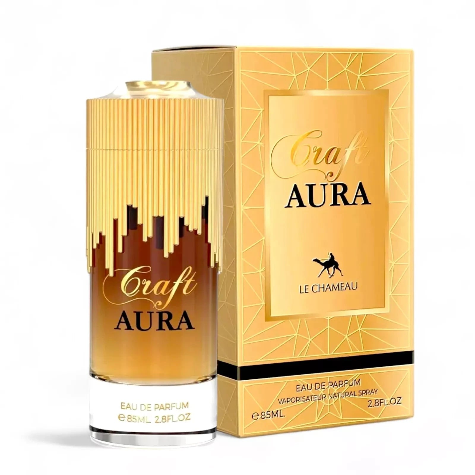 Craft Aura 2.8 oz Unisex Eau de Parfum - Long Lasting Fragrance for Men & Women | Perfect for Date Night, Office & Special Occasions