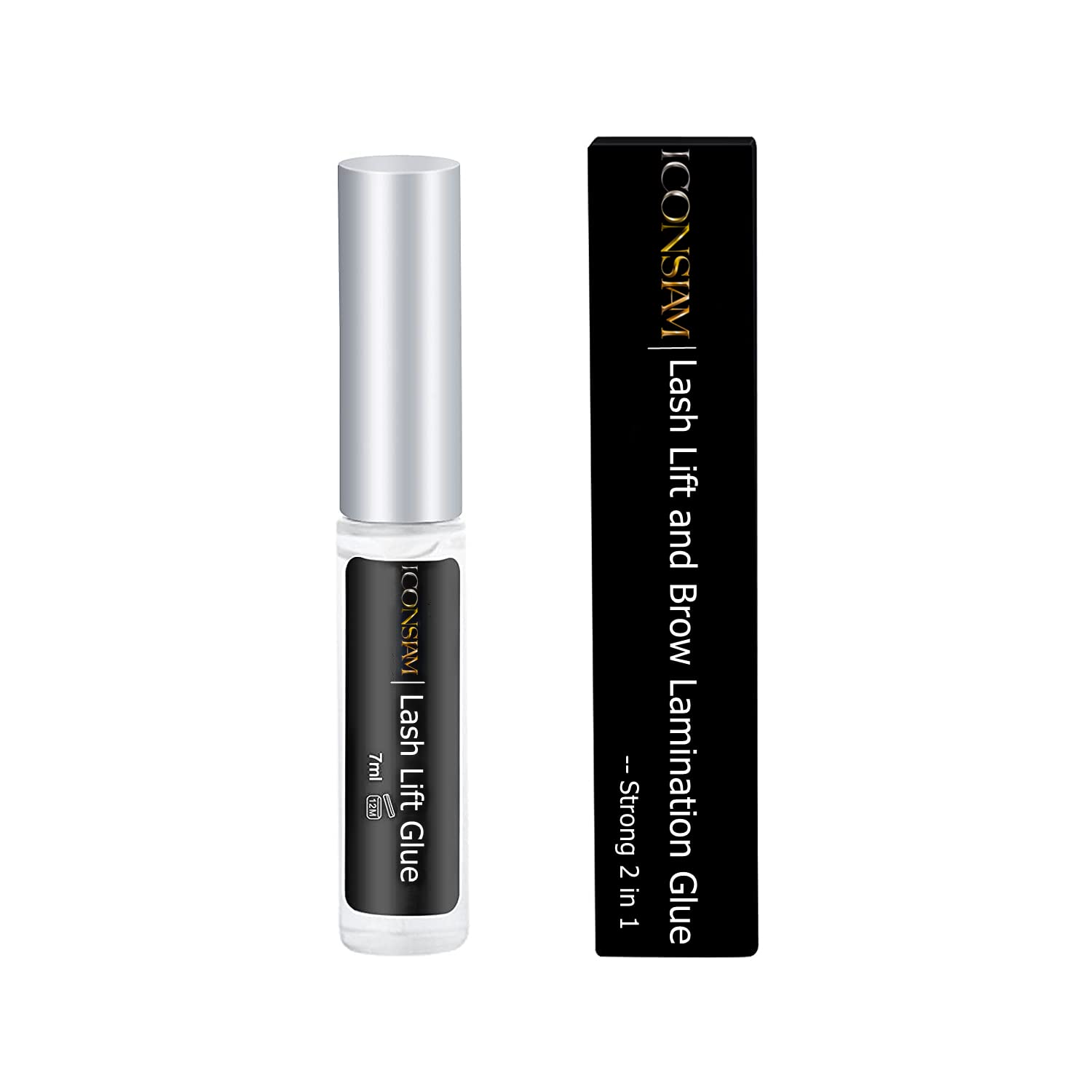 Professional Lash Lift & Eyebrow Lamination Glue - Strong Clear Adhesive (7ml) for Salon & Home Use - Easy to Apply & Remove - Perfect for Eyelash Extensions & Beauty Treatments