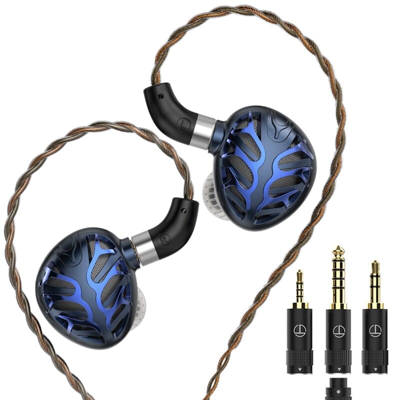 TRN Azure Dragon 14.6mm 2nd Gen Flagship Planar Magnetic IEM Earphones with High Resolution Audio - Perfect for Audiophiles, Studio Monitoring & Gaming