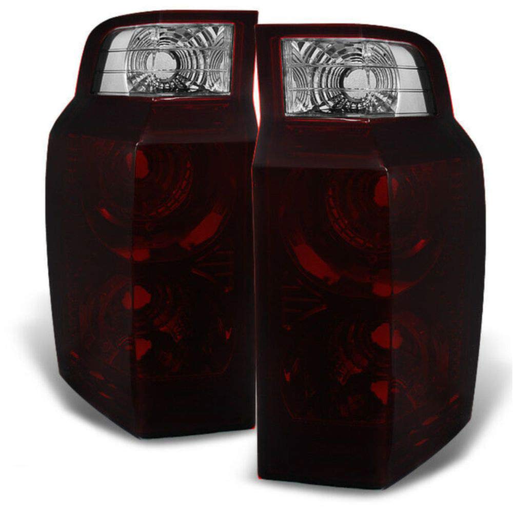 COCOME Dark Red LED Tail Lights Replacement Pair - Driver & Passenger Side for Enhanced Night Visibility & Style
