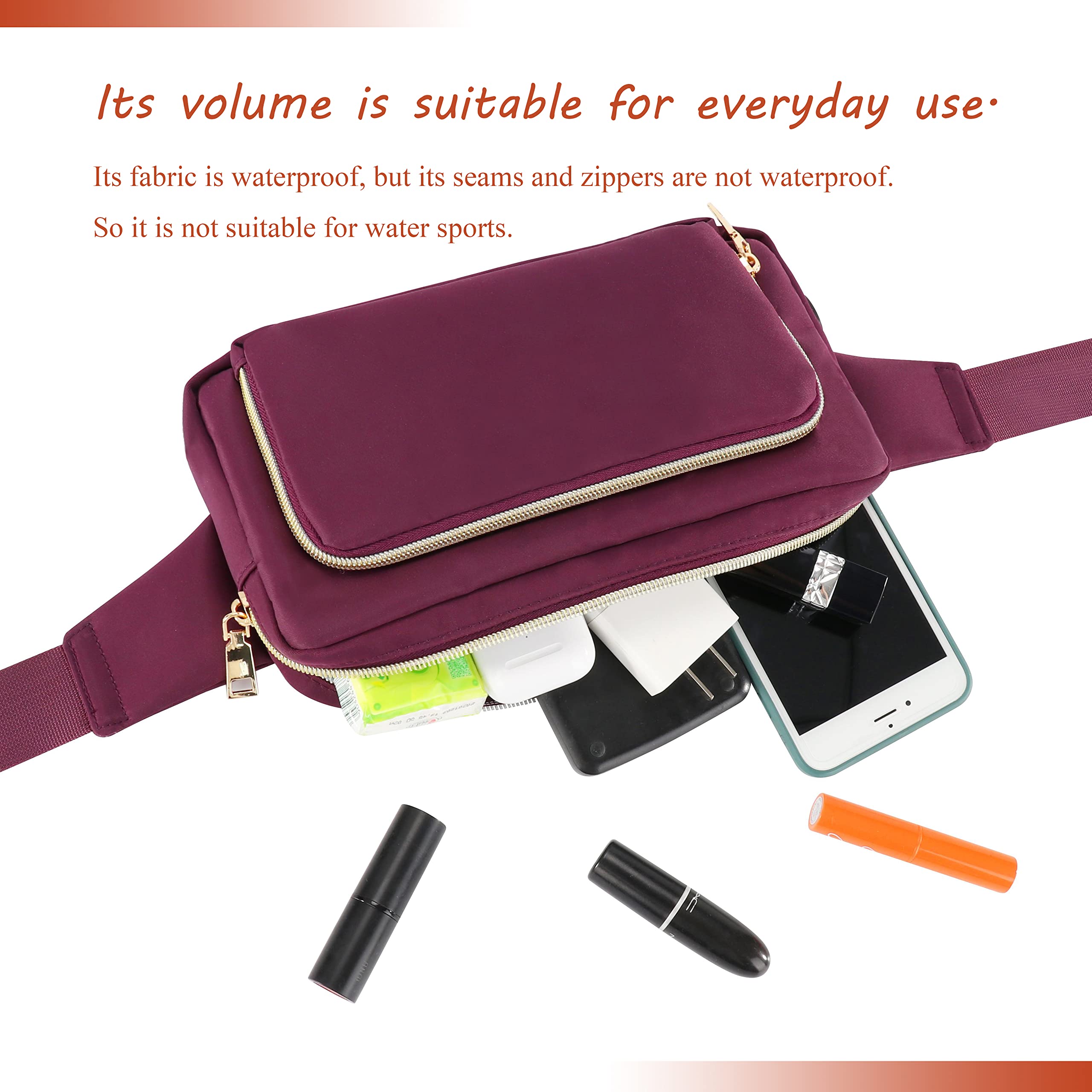 Stylish Women's Fanny Pack - Adjustable Waist Bag for Hiking, Shopping & Travel | Cute Crossbody Belt Bag for Disney, Walking & Outdoor Activities | Perfect for Everyday Use & Adventure Gear