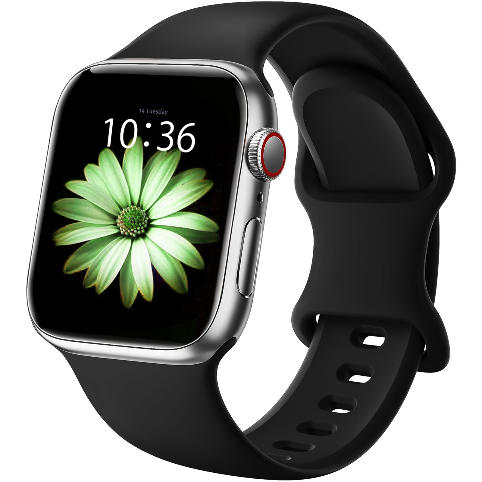 Premium Sport Bands for Apple Watch 38mm 40mm 41mm 42mm 44mm 45mm 49mm - Soft Silicone Waterproof Strap Compatible with iWatch Ultra 2, Series 9/8/7/6/5/4/3/2/1 & SE - Unisex Design for Men & Women - Perfect for Workouts, Swimming & Everyday Wear
