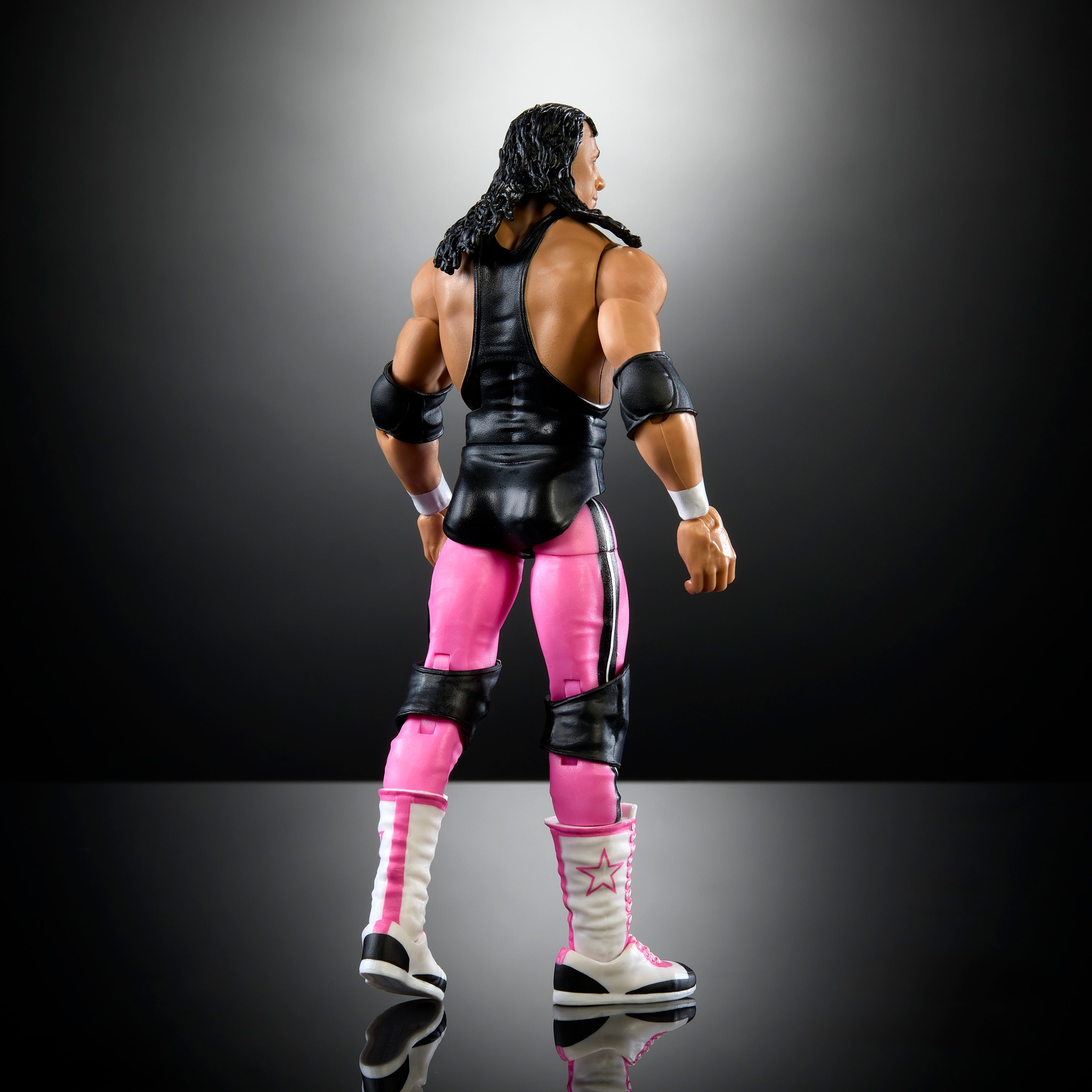WWE WrestleMania Elite Collection Bret Hart Action Figure (Build-A-Figure) - Perfect for Wrestling Fans & Collectors, Great for Display, Play & Gift Giving
