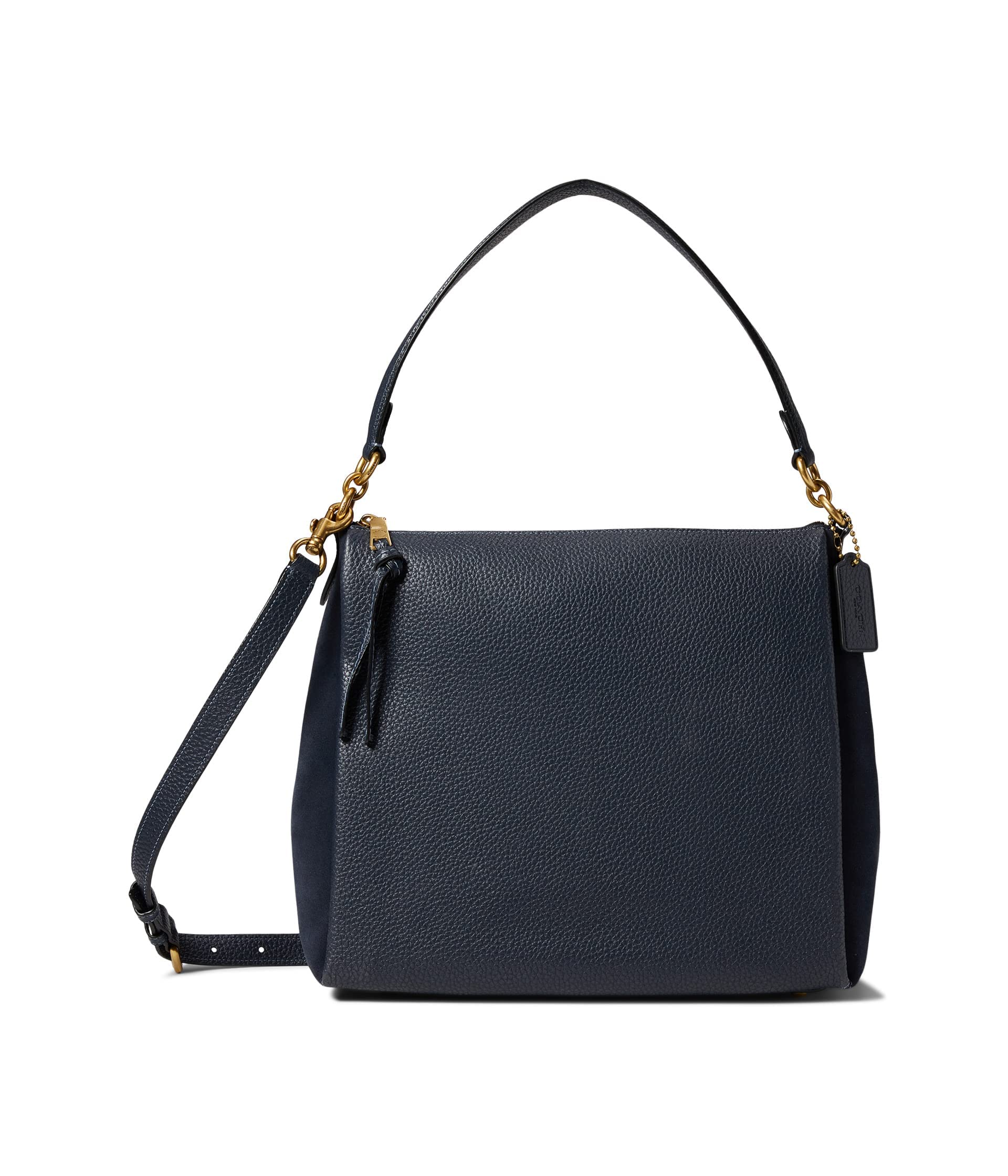 COACH Shay Shoulder Bag for Women - Genuine Mixed Leather Crossbody Purse - Perfect for Work, Travel & Everyday Use