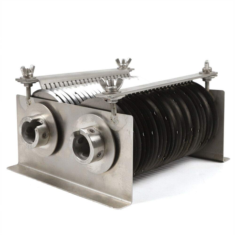 5mm Stainless Steel Meat Cutting Blade Set - Commercial Replacement Parts for QE 500KG/H Meat Slicer Machine - Durable Restaurant & Supermarket Butcher Equipment - Perfect for Beef, Pork, Poultry Processing and Deli Slicing
