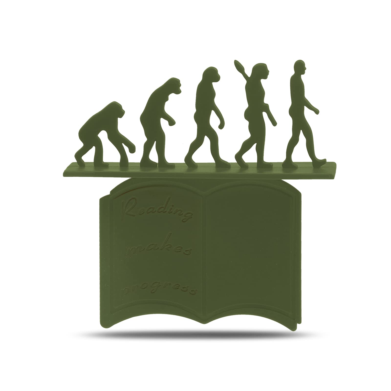 Hofar 3D Ape Evolve Mankind Bookmark - Unique Creative Gift for Book Lovers & Readers - Perfect for Bookworms, Reading Enthusiasts & Collectors - Great for Books, Journals, Notebooks & Gifts