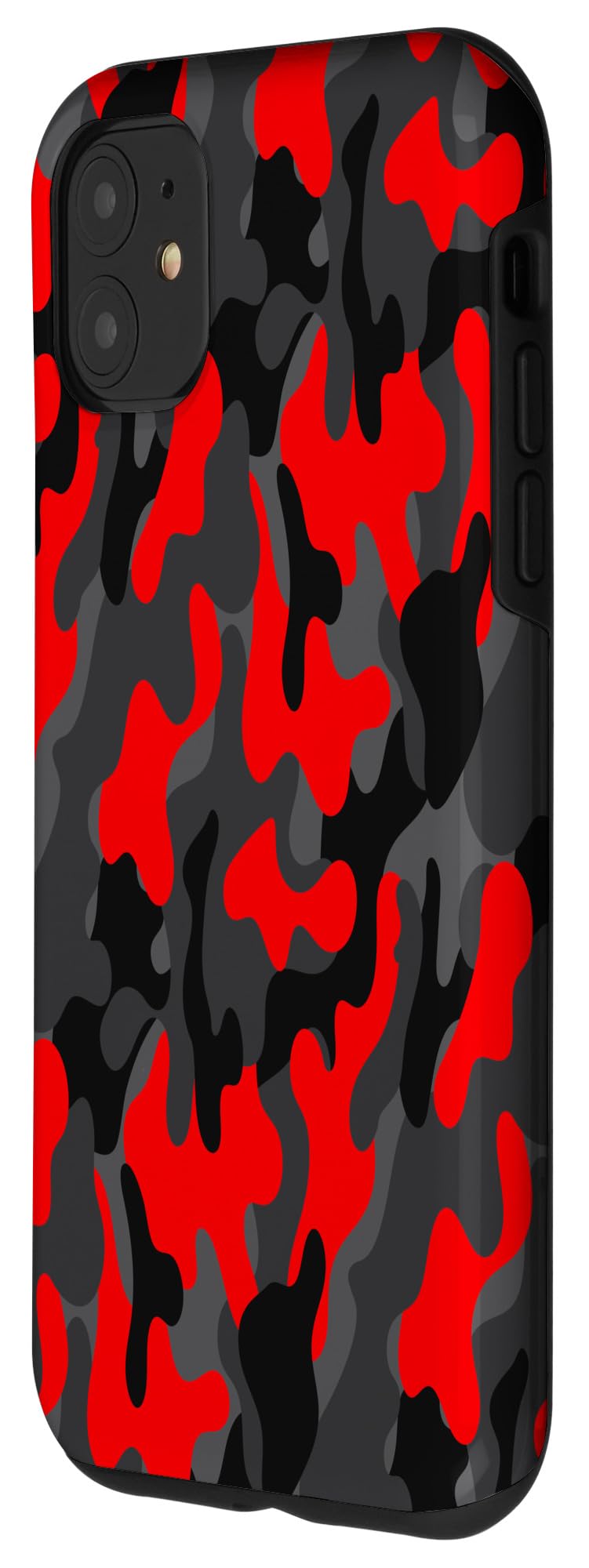 iPhone 11 Red Camo Case - Durable Protective Cover for iPhone 11 - Perfect for Outdoor, Travel & Daily Use